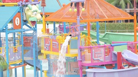 Waterpark Stock Footage 78472948