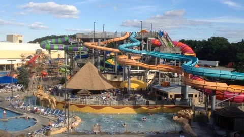 Waterpark Highview Timelapse Stock Footage 78200925