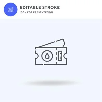 Waterpark icon vector, filled flat sign, solid pictogram isolated on white, l Stock Illustration