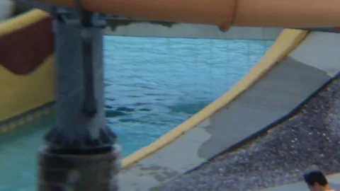 Waterpark Lazy River Timelapse Stock Footage 78200932