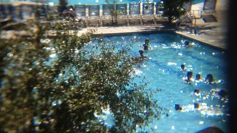 Waterpark Pool Timelapse Stock Footage 78200936