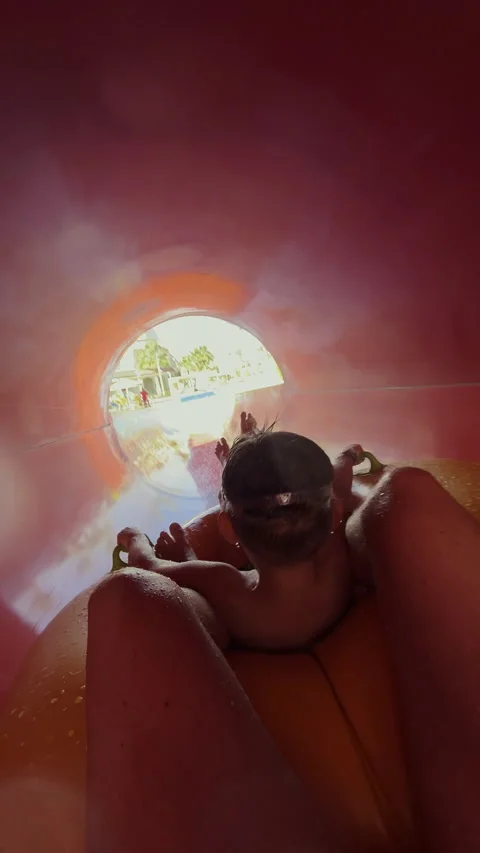 Waterpark Vertical Stock Footage 258037935
