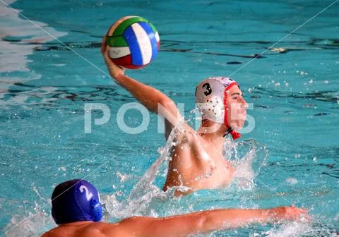 Waterpolo shot Stock Photos