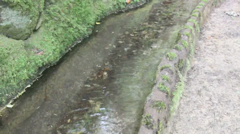 Waterpool in Sintra Stock Footage 30969828