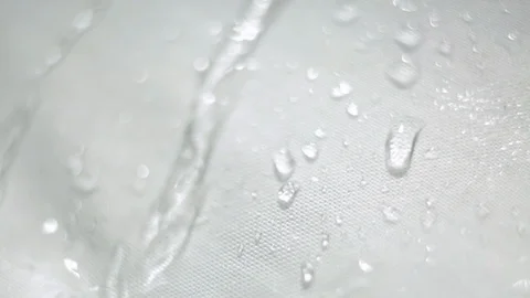 Waterproof Cotton Cloth. Stock Footage