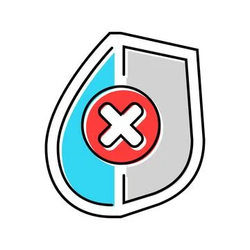 Waterproof design color icon vector illustration Stock Illustration