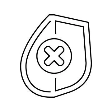 Waterproof design line icon vector illustration Stock Illustration