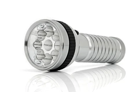 Waterproof electric torch Stock Photos