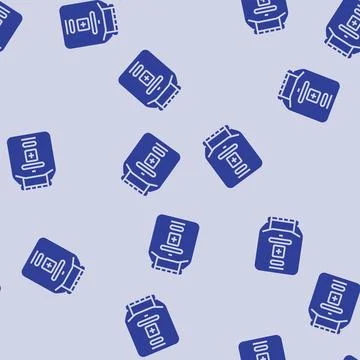 Waterproof first aid kit glyph seamless pattern Ilustração Stock