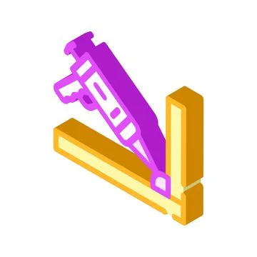 Waterproof glue isometric icon vector isolated illustration Ilustración de archivo