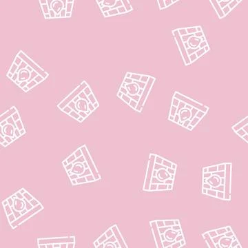 Waterproof layer floor line vector seamless pattern Stockillustratie