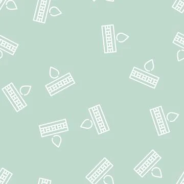Waterproof layer water drop line vector seamless pattern Stock Illustration