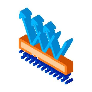 Waterproof Material Floor isometric icon vector illustration Stock Illustration