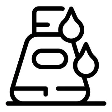 Waterproof nano coating protecting container from liquid drops Stock Illustration