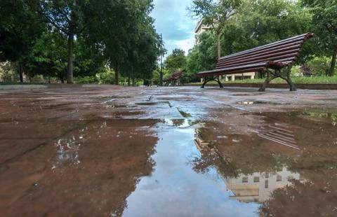 Waterproof outer coating wet Stock Photos