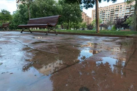 Waterproof outer coating wet Stock Photos