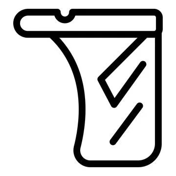 Waterproof phone case icon representing waterproofing technology Stock Illustration