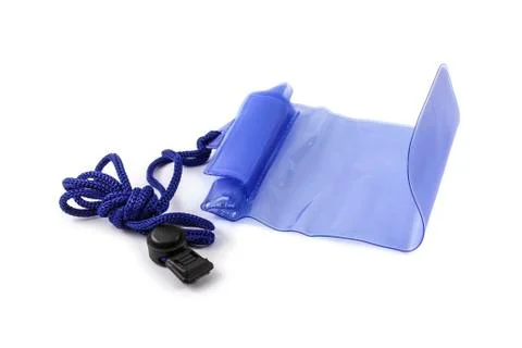 Waterproof plastic bag for documents storage Stock Photos