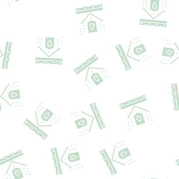 Waterproof protect layer glyph seamless pattern Stock Illustration
