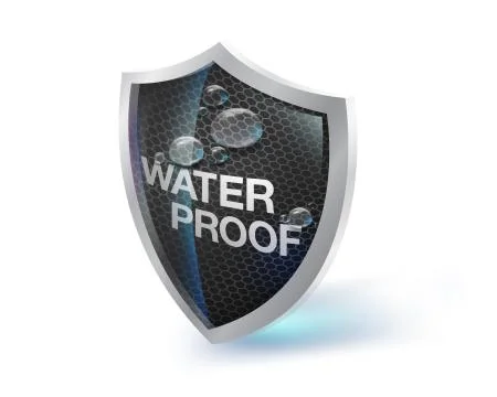 Waterproof shield icon Illustrazione stock