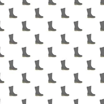 Waterproof shoe pattern seamless Stock Illustration