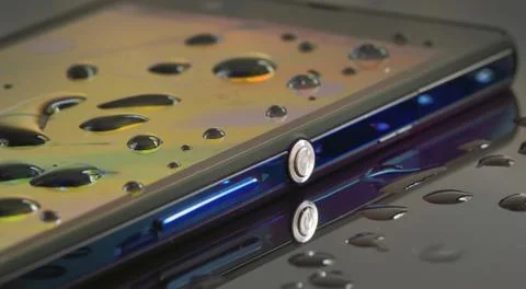 Waterproof smartphone Stock Photos