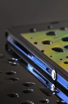 Waterproof smartphone Stock Photos
