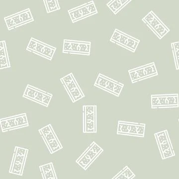 Waterproof wall layers line vector seamless pattern Illustrazione stock