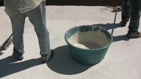 Waterproofing Stock Footage 7752067