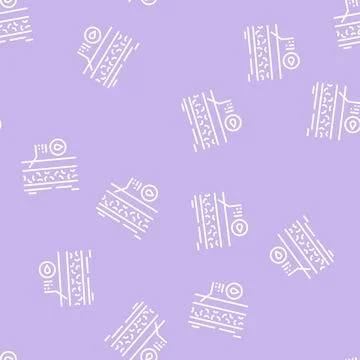 Waterproofing house wall layer line seamless pattern Stockillustratie