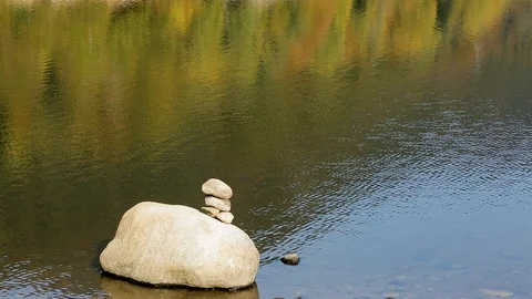 WaterReflectionsFallsDMathieu20181020 Stock Footage 96747096