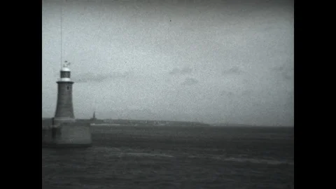 Waters on the Approach to Bergen Stock Footage 89700163