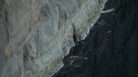 Waters at the Edge of the Great Wall as Tiny Ants File By Video stock 118471745