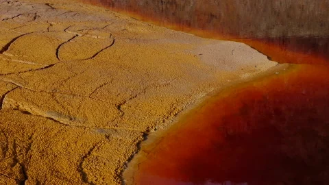 Waters of Rio Tinto Stock Footage 103057425