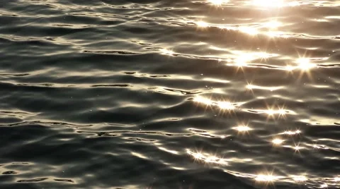 Water's surface with flares Stock Footage 57916144