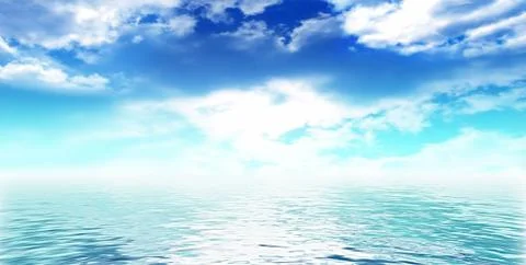 Waterscape Stock Illustration