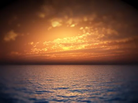 Waterscape Stock Illustration