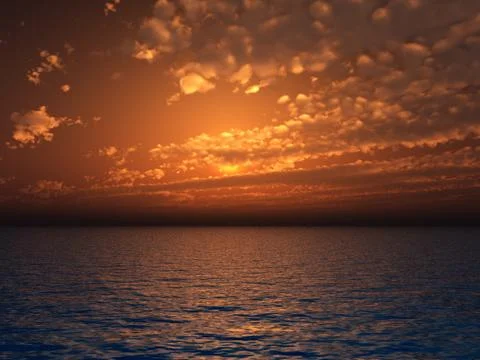 Waterscape Illustrazione stock