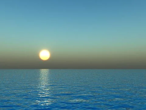 Waterscape Stock Illustration