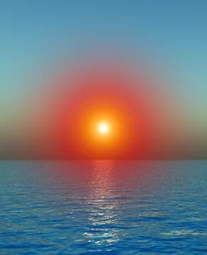 Waterscape Stock Illustration