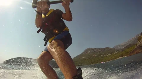 Waterskiing Stock Footage 2769991