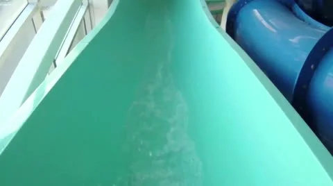 Waterslide web camera Stock Footage 12717062