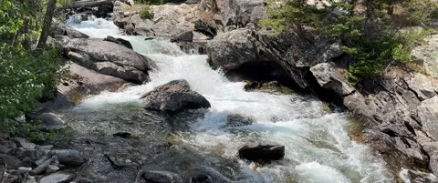 WaterSlowRocksWide Vídeos de archivo 200637274