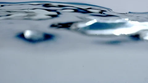 Watersplash surface in slowmotion Stock Footage 85801916