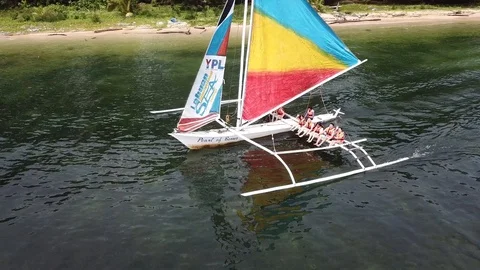 Watersport sailing Stock Footage 91926233