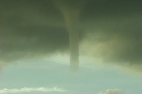 Waterspout spinning funnel Stock Footage 12654535