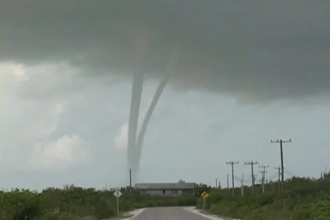 Waterspouts Crisscross Stock-Footage 12654496