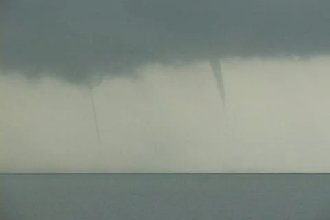 Waterspouts Stock Footage 12654582