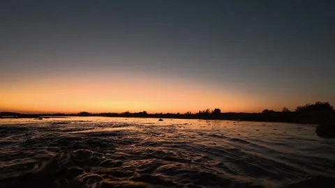 WaterSunset Stock Footage 326920222