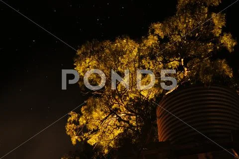 Watertower @ Night.JPG Stock Photos